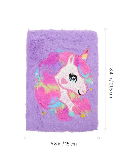 Sweet Unicorn Fur Notebook