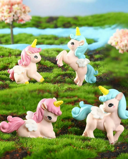 Mini Pink Flying Unicorn Figurine