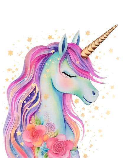 Magical Star Unicorn Wall Art