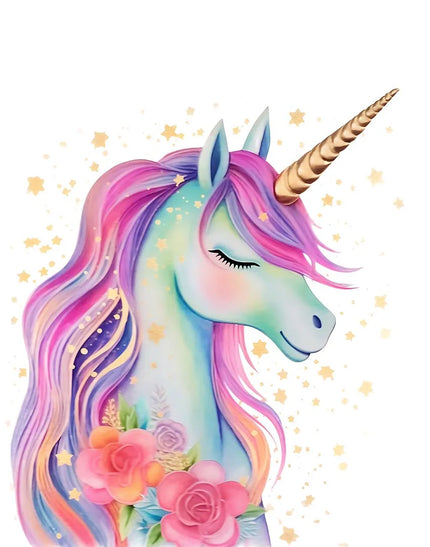 Magical Star Unicorn Wall Art