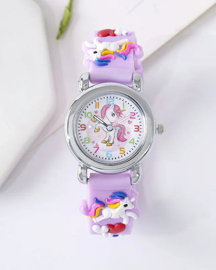 Cute Purple Unicorn Watch