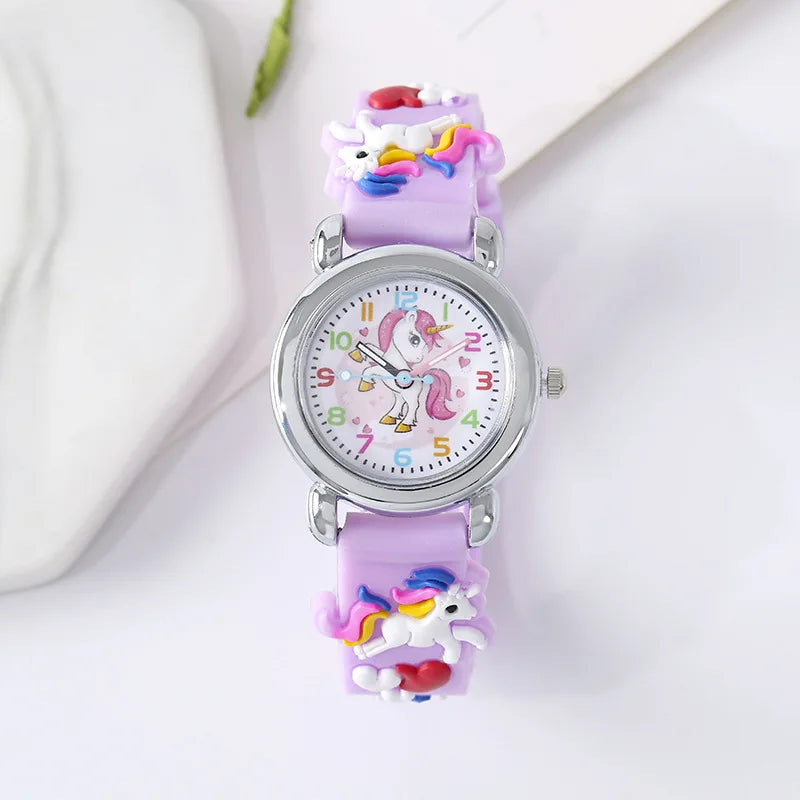 Cute Purple Unicorn Watch