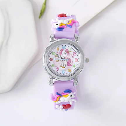 Cute Purple Unicorn Watch