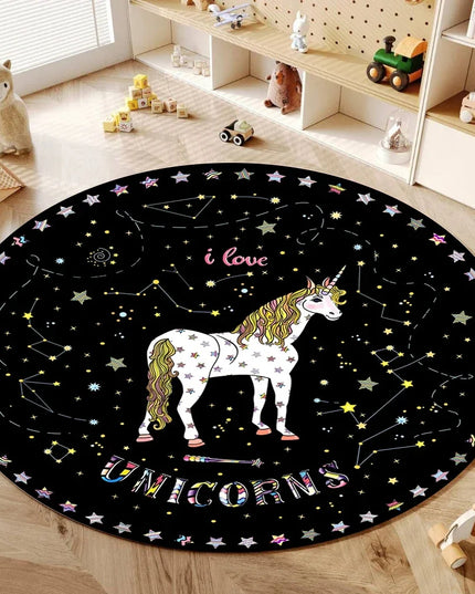 Starry Night Unicorn Rug