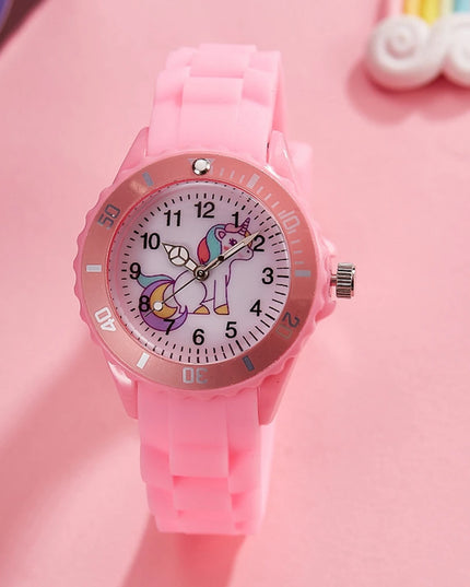 White Unicorn Spinner Bezel Watch