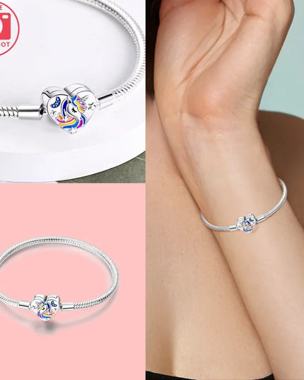 Dreamy Silver Unicorn Bracelet