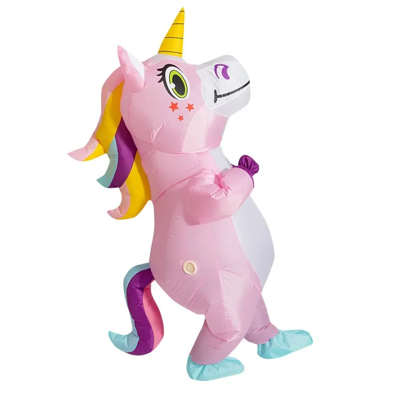 White Unicorn Full-Body Costume