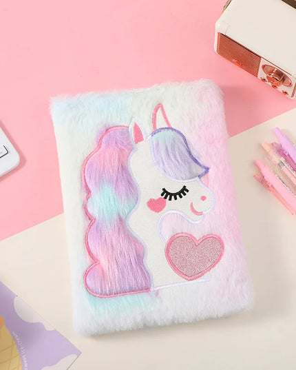 Adorable Pink Unicorn Notebook