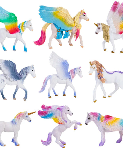 Rainbow Winged Unicorn Figurine