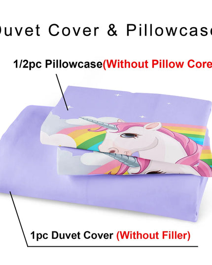 Dreamy Cloud Unicorn Bedding