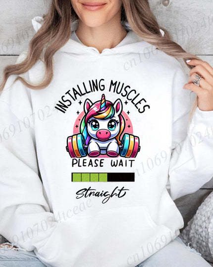 Pink Kawaii Unicorn Hoodie