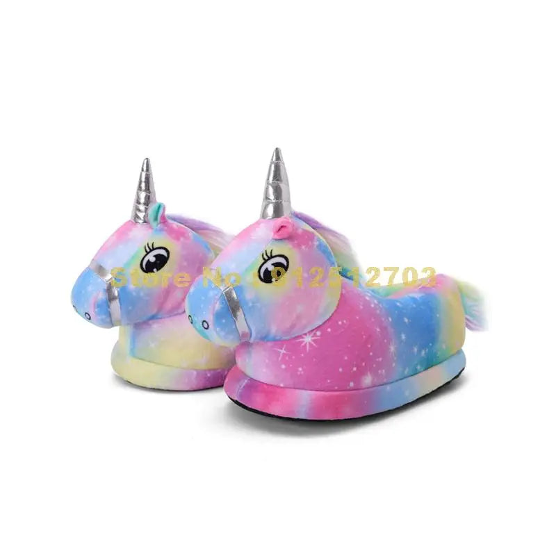 Galaxy Unicorn Slippers for Kids