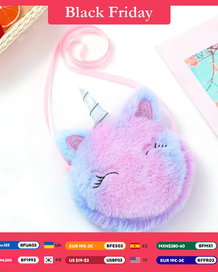 Round Unicorn Head Purse