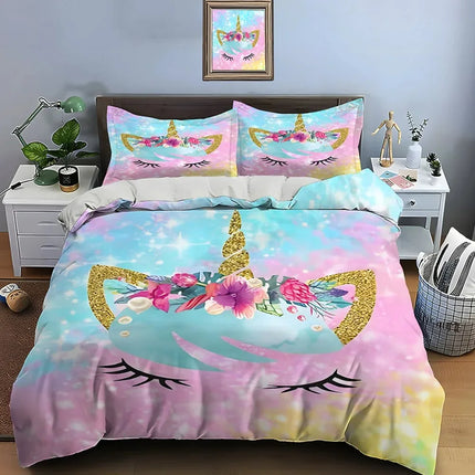 Sparkle Unicorn Bedding for Girls