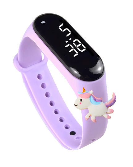 Lavender Unicorn Digital Watch