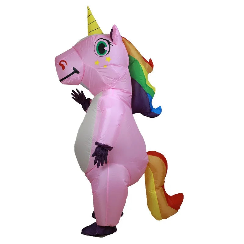 Anime Inflatable Costume Pink Unicorn