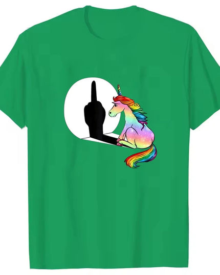 Dark Green Unicorn Shirt