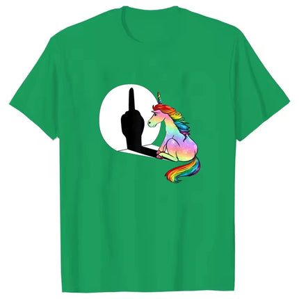 Dark Green Unicorn Shirt