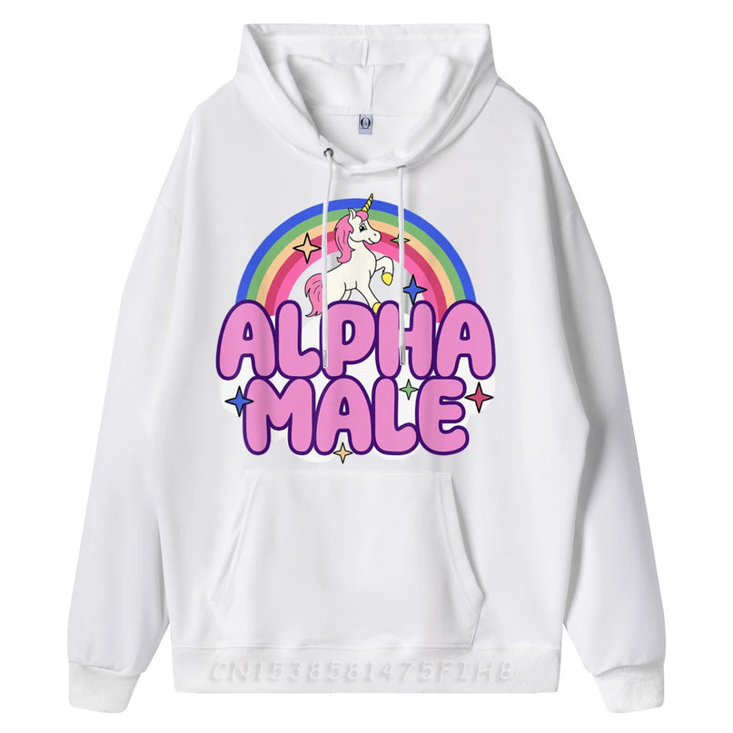 Sarcastic Alpha Male Unicorn Hoodie