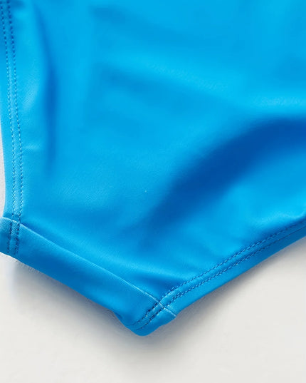 Blue Rainbow Little Girls Swimsuit