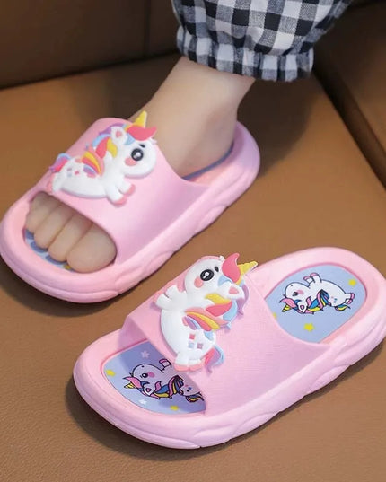 Bouncy Unicorn Platform Slippers