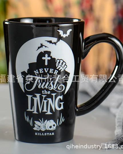 Bold Black Unicorn Mug