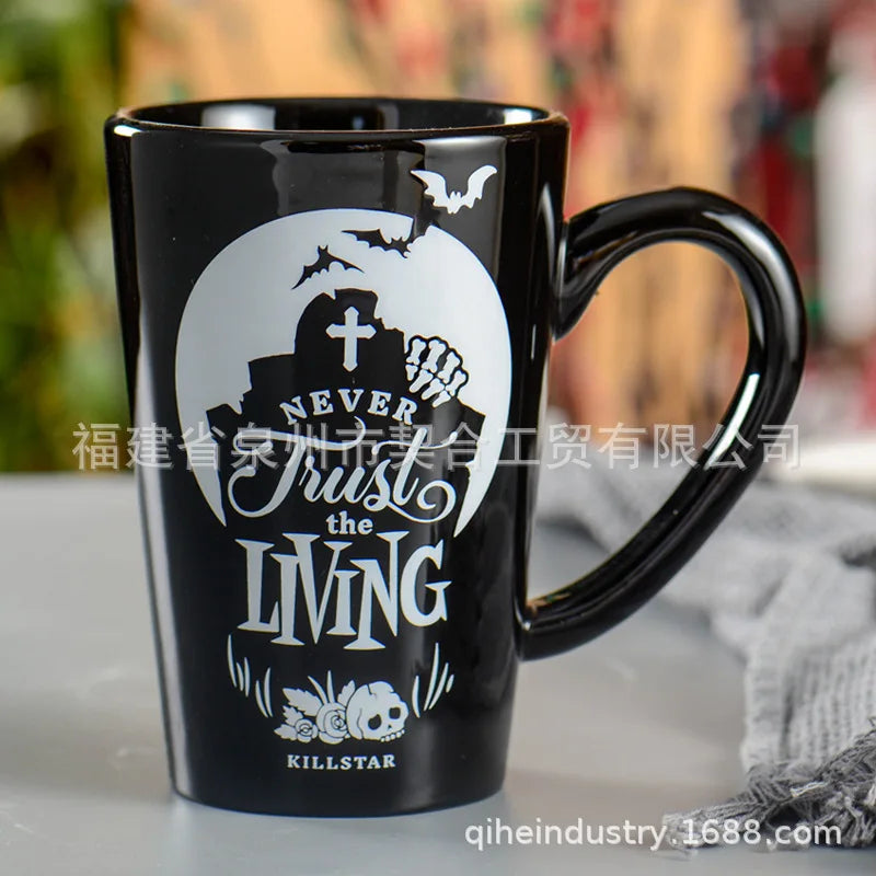Bold Black Unicorn Mug
