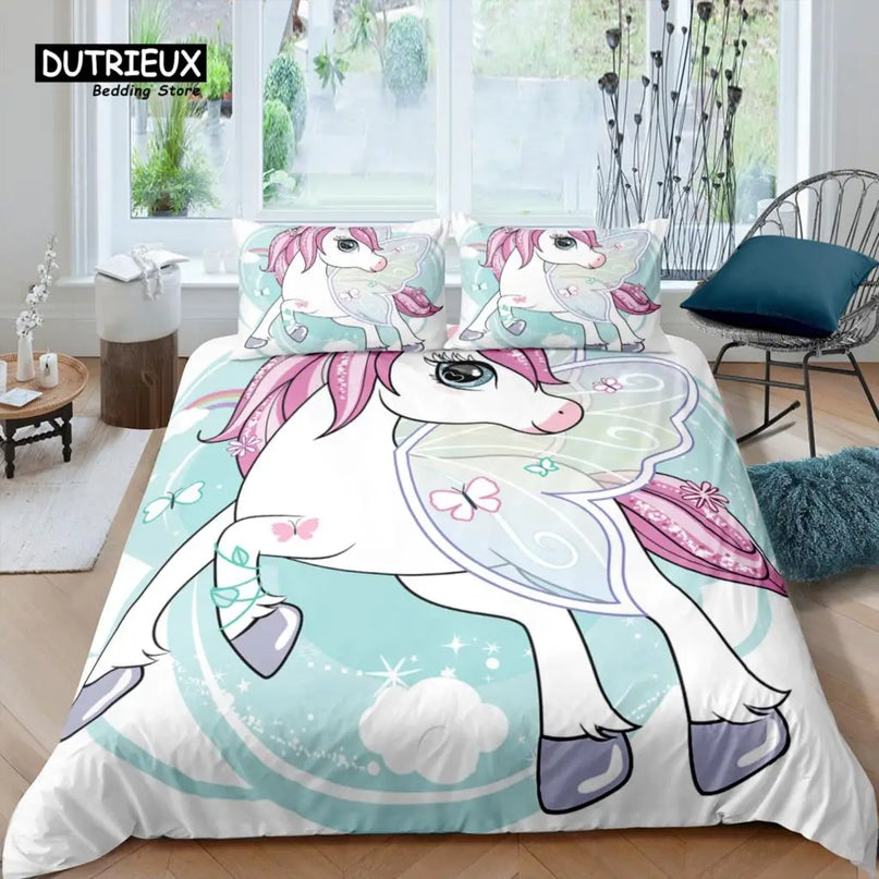 Fairy Wing Unicorn Bedding