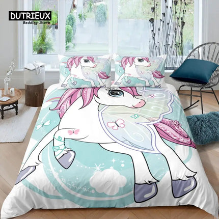 Fairy Wing Unicorn Bedding