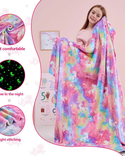 Glow-in-the-Dark Sherpa Blanket