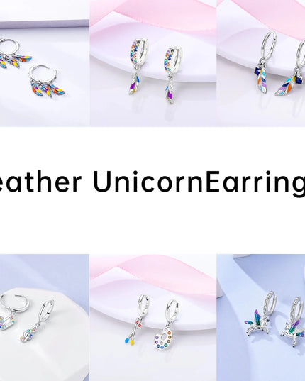 Magical Flying Unicorn Earrings
