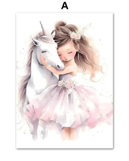 Unicorn Princess Wall Art