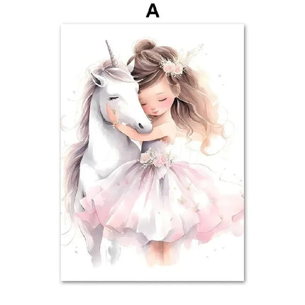 Unicorn Princess Wall Art
