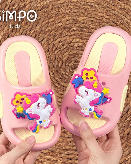 Fun Purple Spinning Unicorn Slides