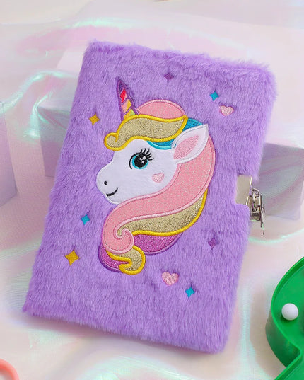 Purple Unicorn Diary Notebook
