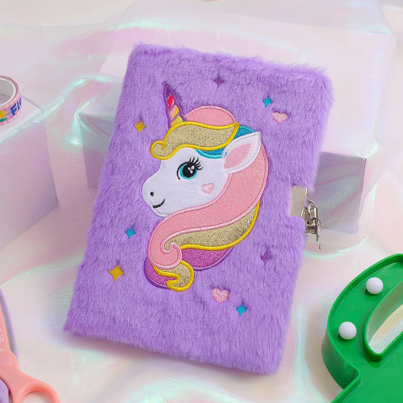 Purple Unicorn Diary Notebook