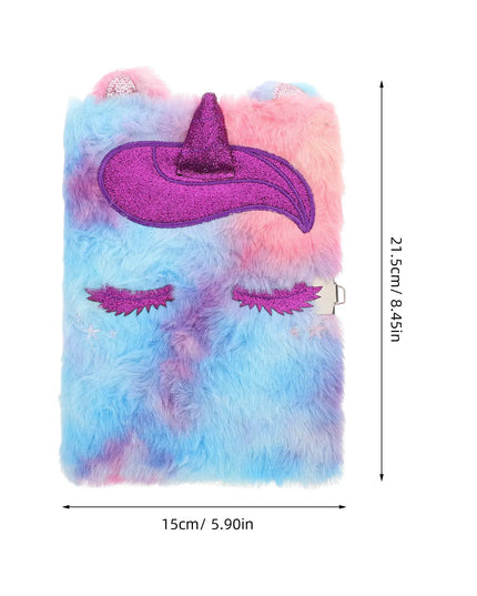 Magical Unicorn Lockable Notebook