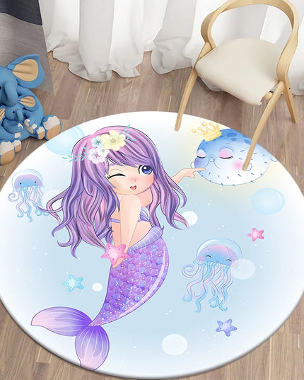 Magical Mermaid Unicorn Rug