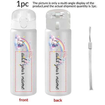 Magical White Unicorn Water Bottle
