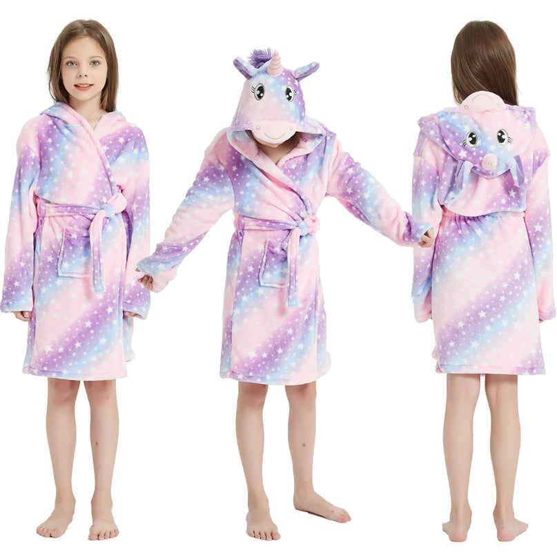 Pastel Galaxy Toddler Robe