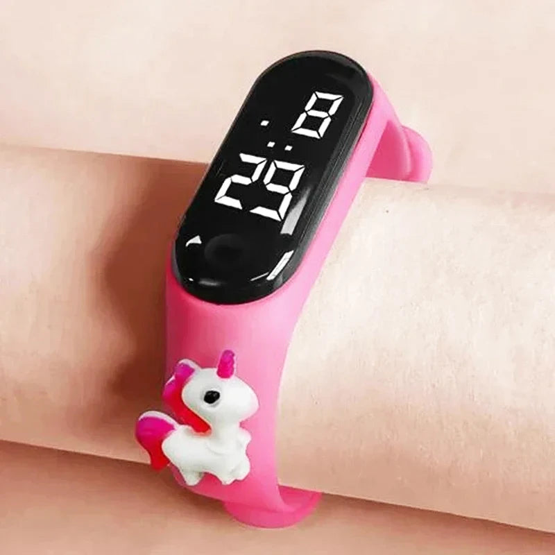 Lavender Digital Unicorn Watch