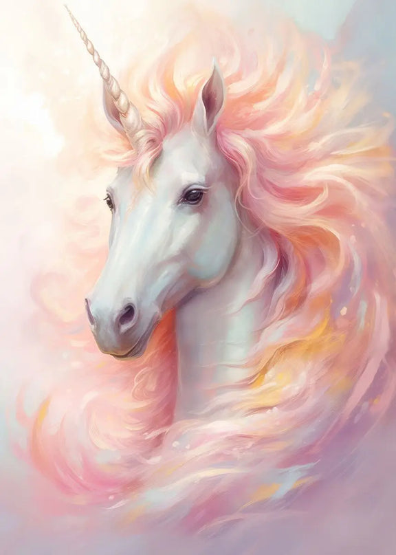 Colorful Unicorn Wall Art for Kids