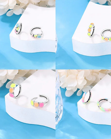 Gentle Unicorn Huggie Earrings