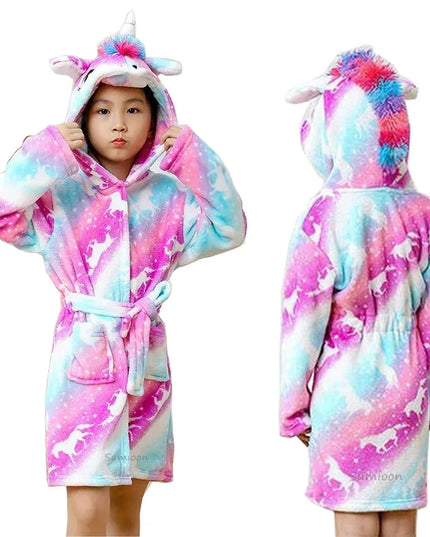 Pink Galaxy Fun Unicorn Robe