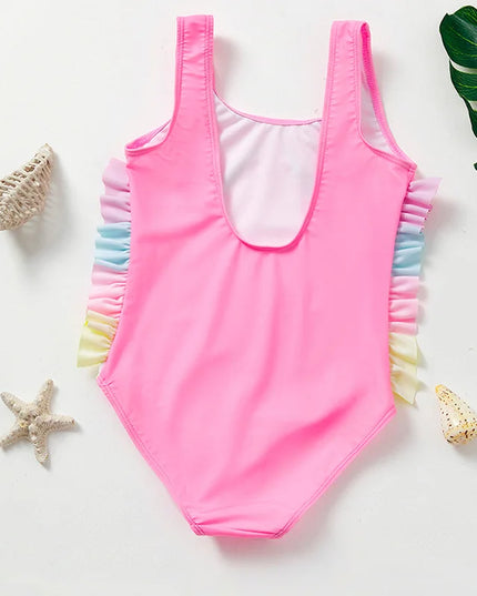 Pink Ruffle Unicorn Swimsuit