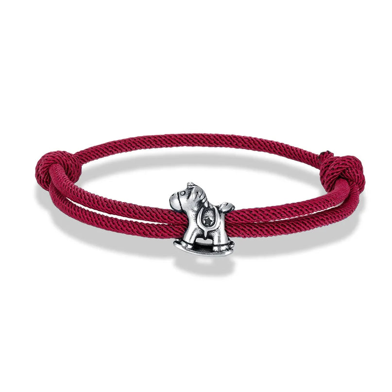 Wine Red Unicorn Bracelet