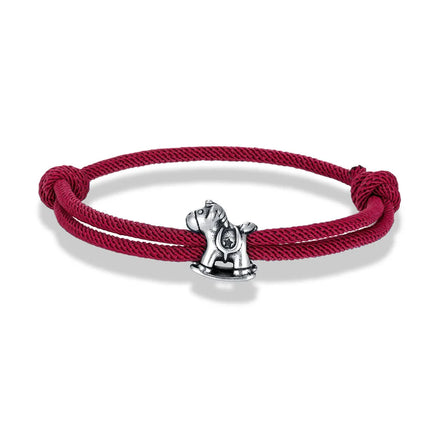 Wine Red Unicorn Bracelet