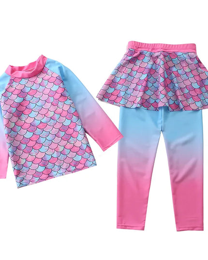 Space Unicorn Rashguard Swimsuit Set