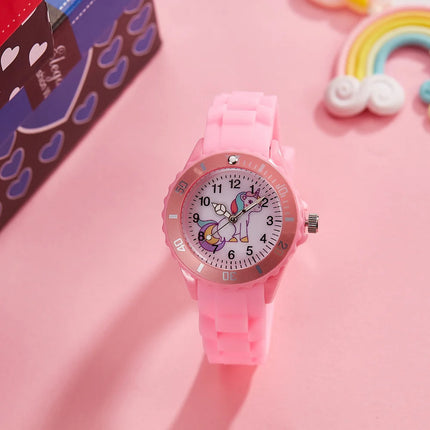 Pink Unicorn Sport Bezel Watch