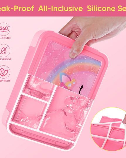 Rainbow Unicorn Bento Lunch Box